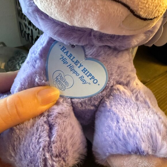 Precious Moments Plush - Harley Hippo - Aurora Collection - NEW - Picture 4 of 4